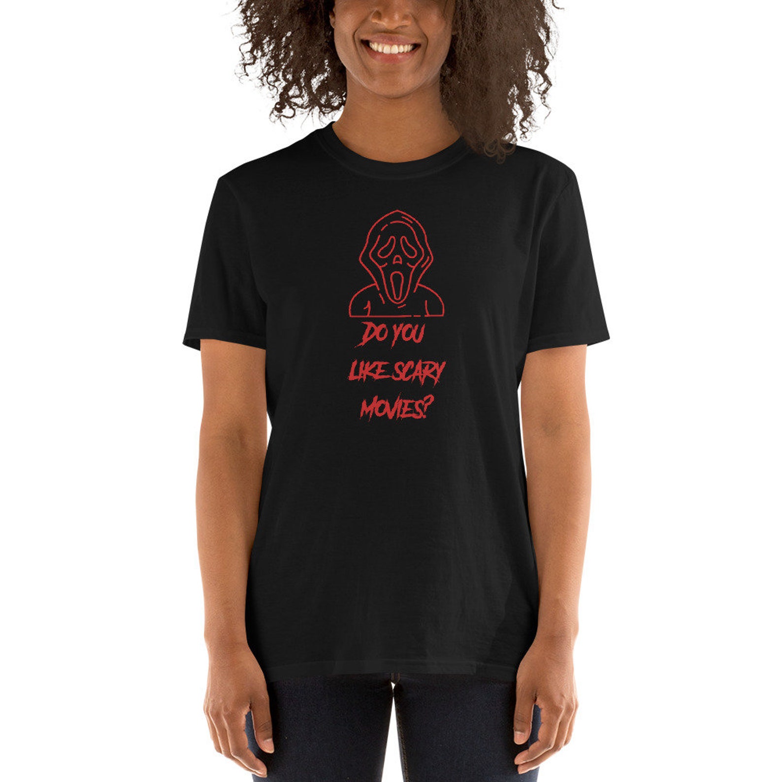 Horror shirt womens shirt scary womens tee scary shirt | Etsy