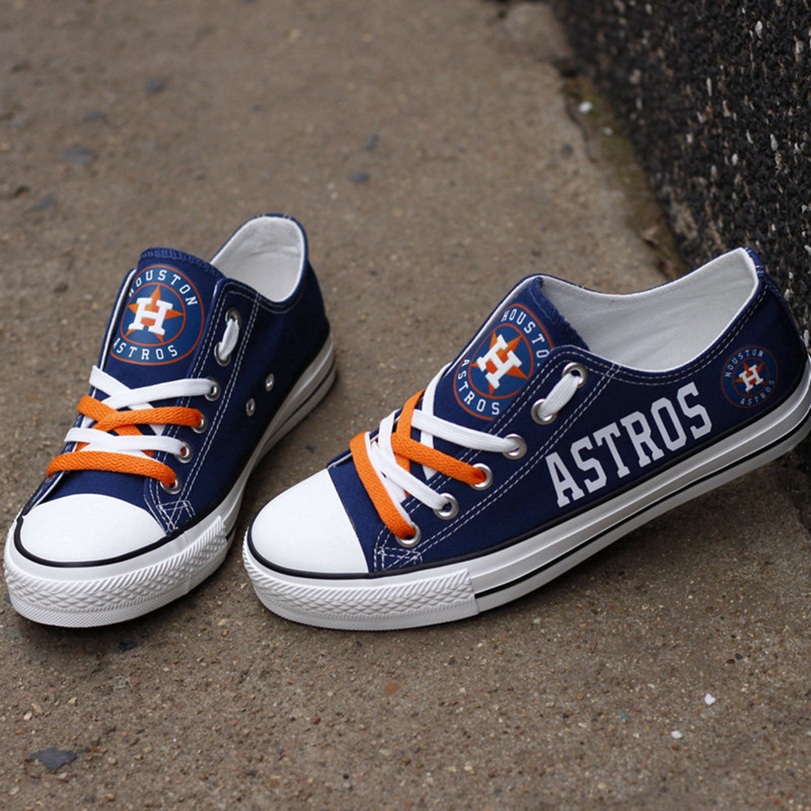 Houston Astros Low Top Shoes 6 Shoes for MLB fans Baseball Etsy