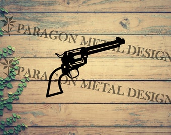 45 Peace Maker Revolver DXF, SVG