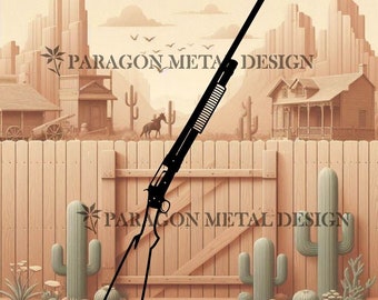 1897 Pump Action Shotgun DXF, SVG