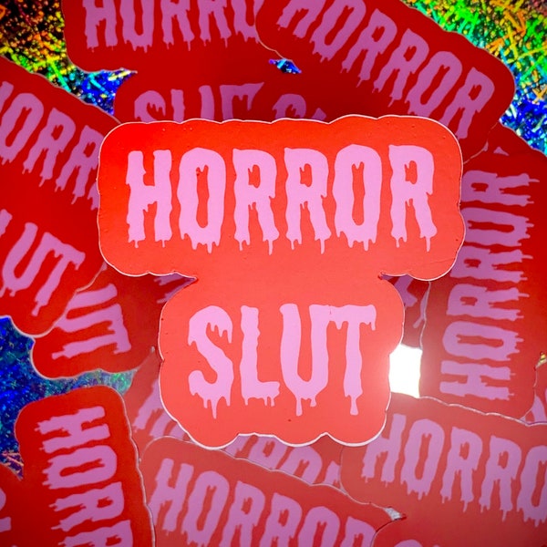 Horror Slut Matte Vinyl Sticker