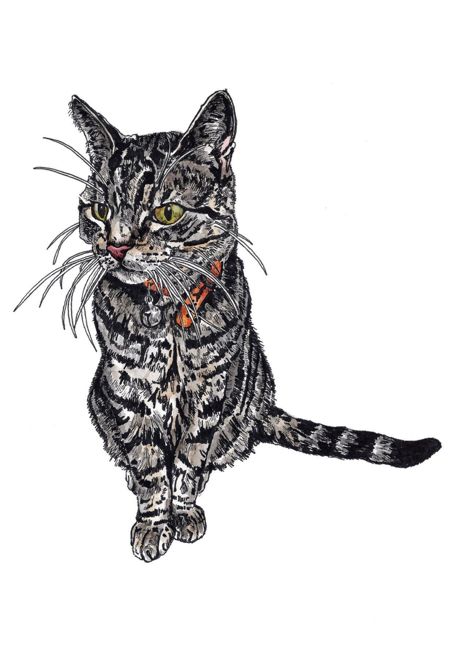 Katzenkarte Katzen Grußkarte Katze Geburtstagskarte Fine - Etsy.de