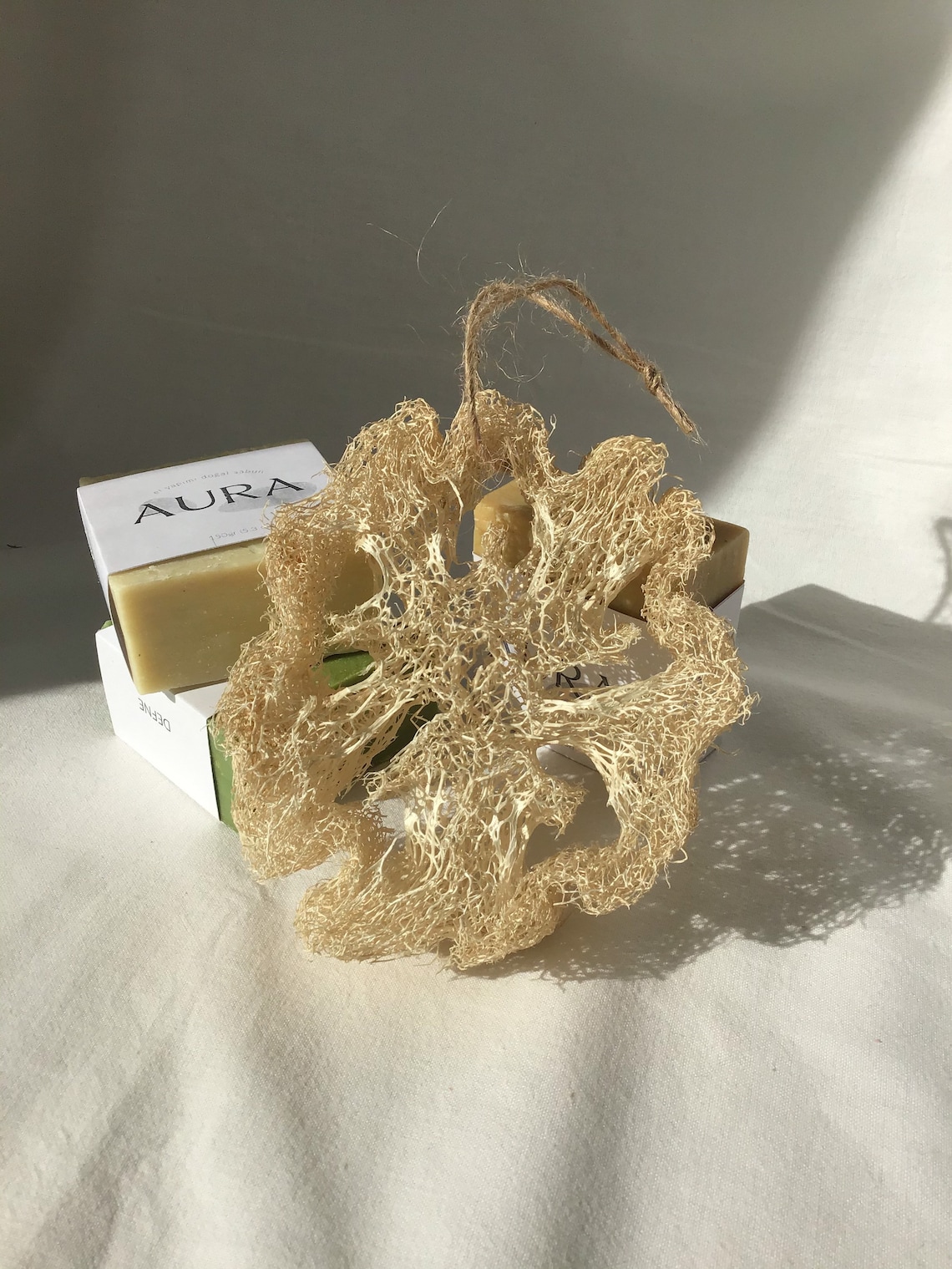 Natural Loofah For Body Wash Etsy