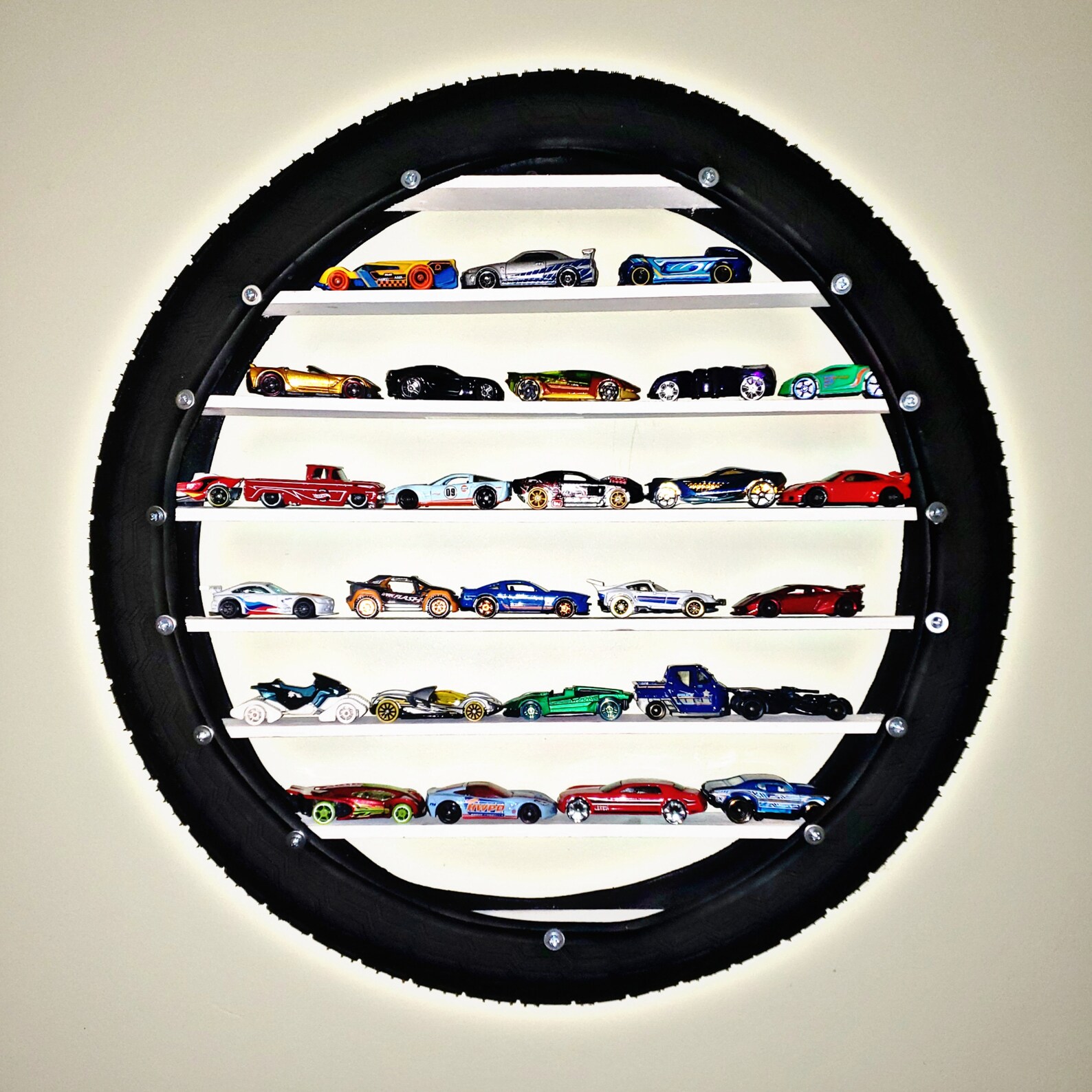 20 Hot Wheels and Matchbox Car Display Rack Great Gifts Etsy