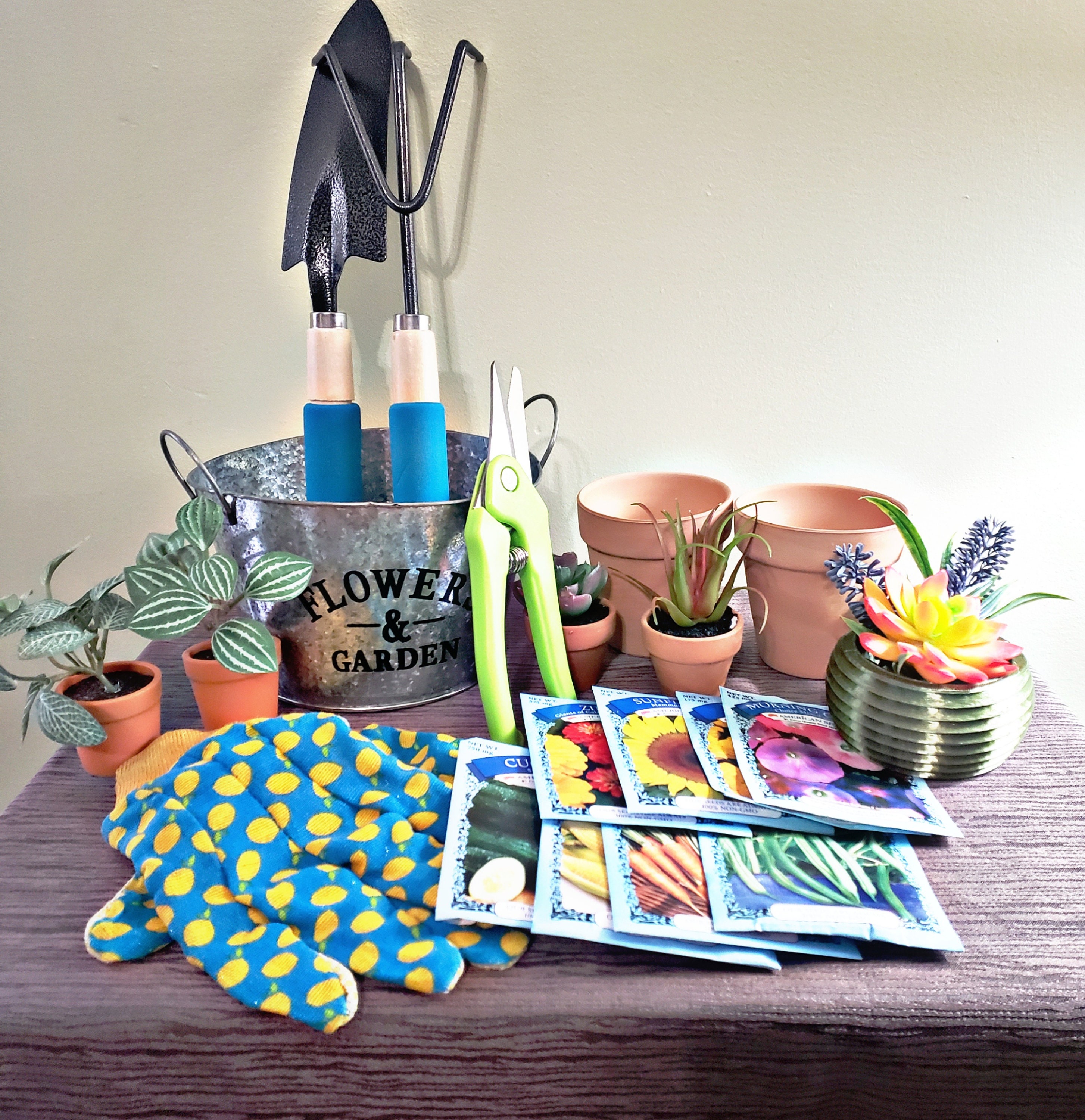 Gardening Gift Box Gardening Starter Kit Summer Gardening Etsy