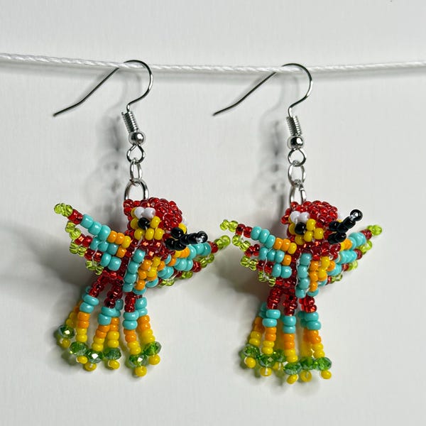 Mini Hummingbird Earrings