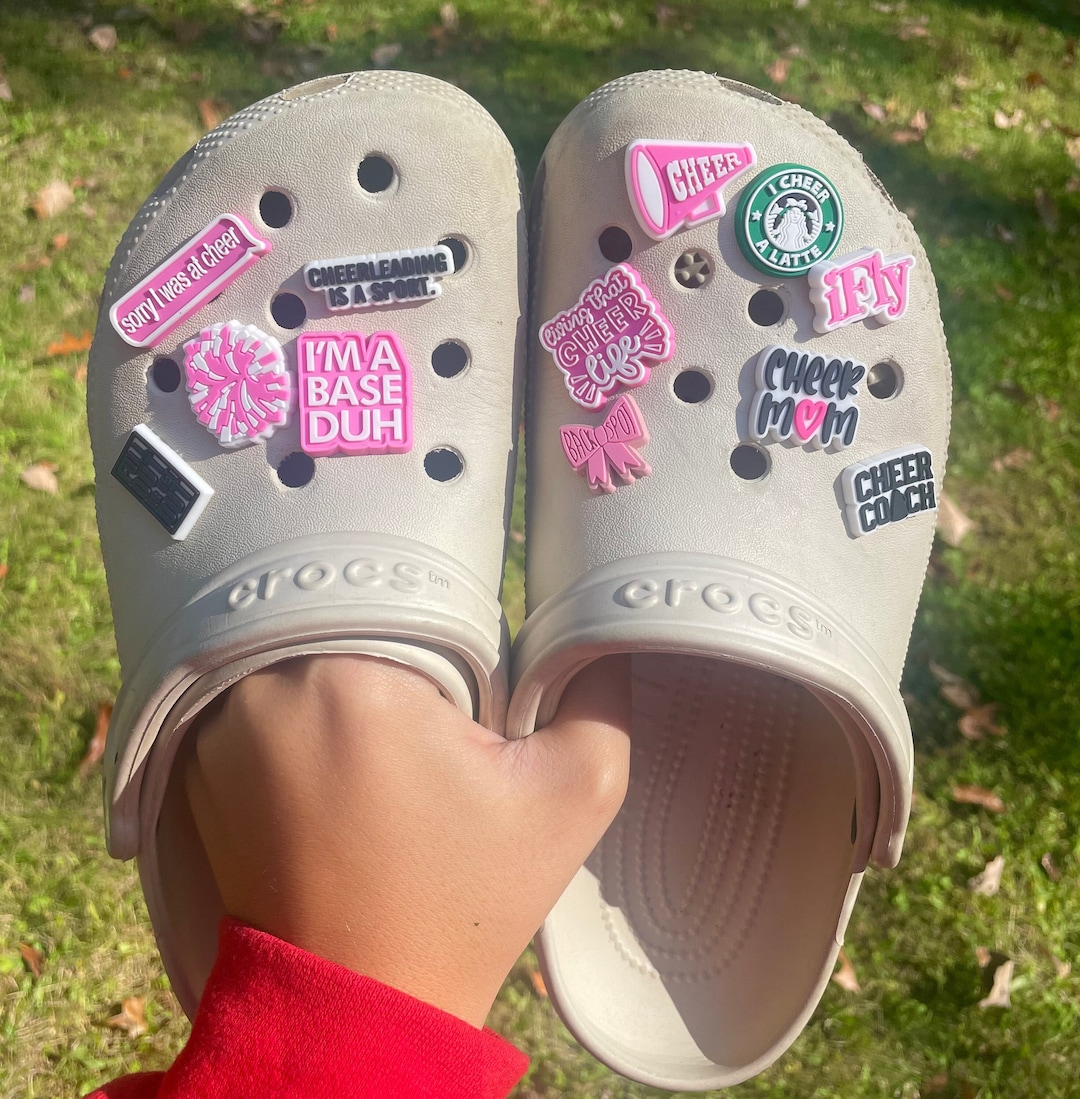 Cheerleading Theme Shoe Charms for Cheer Coaches and Moms Etsy