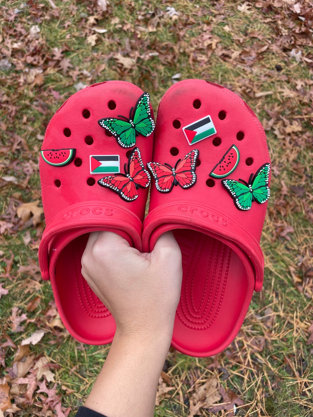 Free Palestine Shoe Charms Etsy