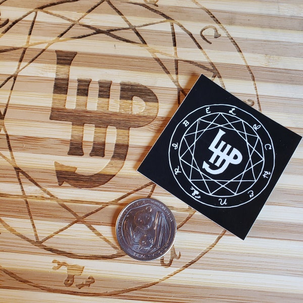 NEW "Left Hand Puppetry" Sigil Vinyl Stickers - One Dollar with Free US Shipping!