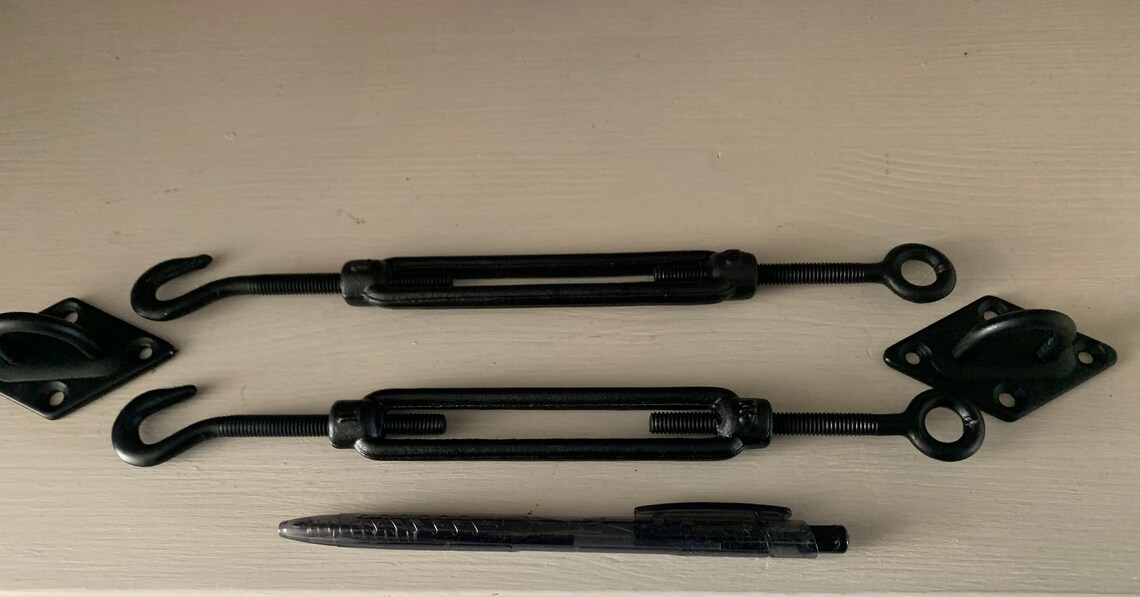 Small industrial style turnbuckle brackets Etsy