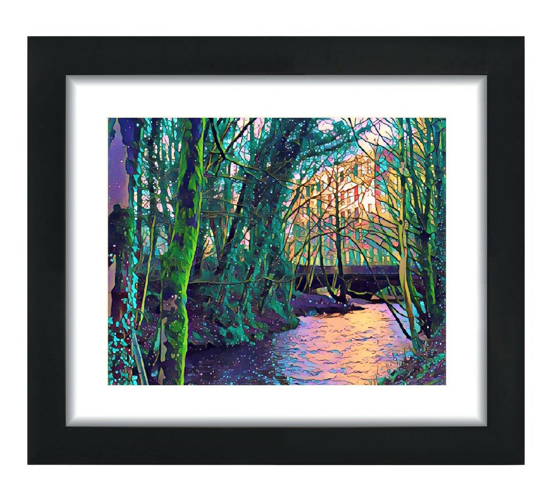 Eagley Brook River Valley Mill Bolton Trees Countryside Landscape