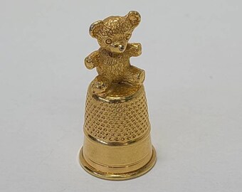 Sewing, & Textile Collectables & Art Other Collectable Sewing Thimbles SPECIAL OFFER Teddy Bears Set Of 3 no 1 China Thimbles B/70