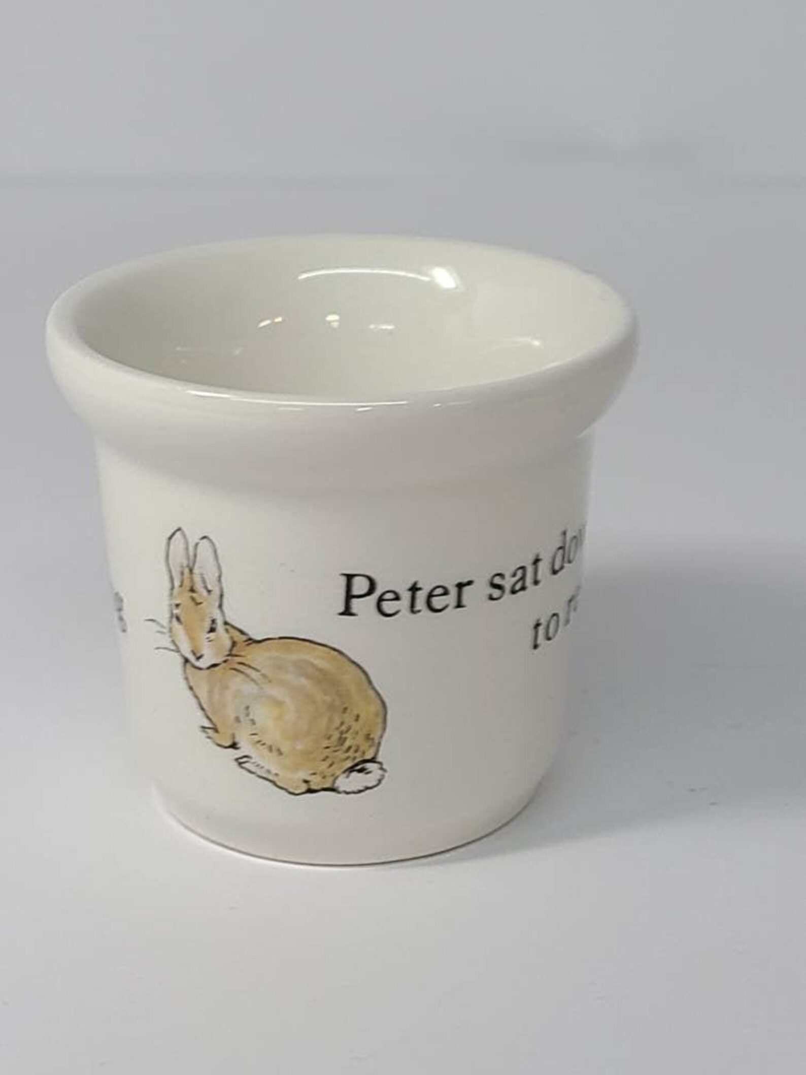 Beatrix Potter Peter Rabbit Egg Cup. Wedgewood Egg Cup Made in Etsy
