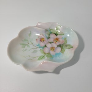 Handpainted Porcelain Trinket Dish