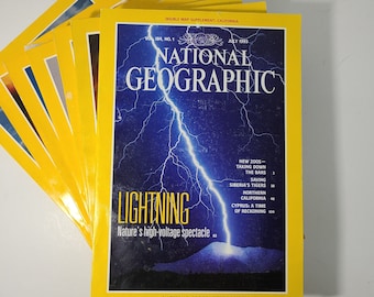 National Geographic Magazines. 1991-1996 Assorted issues of Vintage Magazines. Collectible Magazines. As Is. Used. Sold Separately
