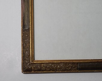 Vintage 9 1/4" x 12 1/4" Wood Frame. Farmhouse Frame. Antique Wood Frame. Rustic Frame.