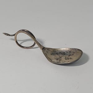 Antique Norwegian Silver Spoon. 830 Norweigian Silver Spoon. As Found