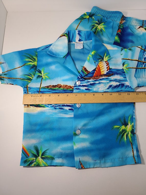 Hawaiian Children's Shirt and Shorts Set. Kids Ha… - image 7