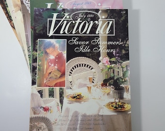 Victoria Magazines 1989-1991. Back Issues Sold Individually. Choose your Selection.