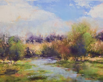 Landscape Giclee Art Print by Pastel Artist Debbie Robinson.