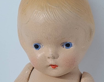 Effanbee 12" Patsy Doll. Antique Composition Patsy Doll.