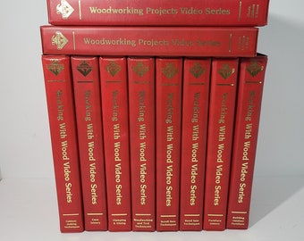 Handyman Club of America Working With Wood Video Series. Woodworking Projects Video Series. Set of 10 VHS Woodworking Tapes.