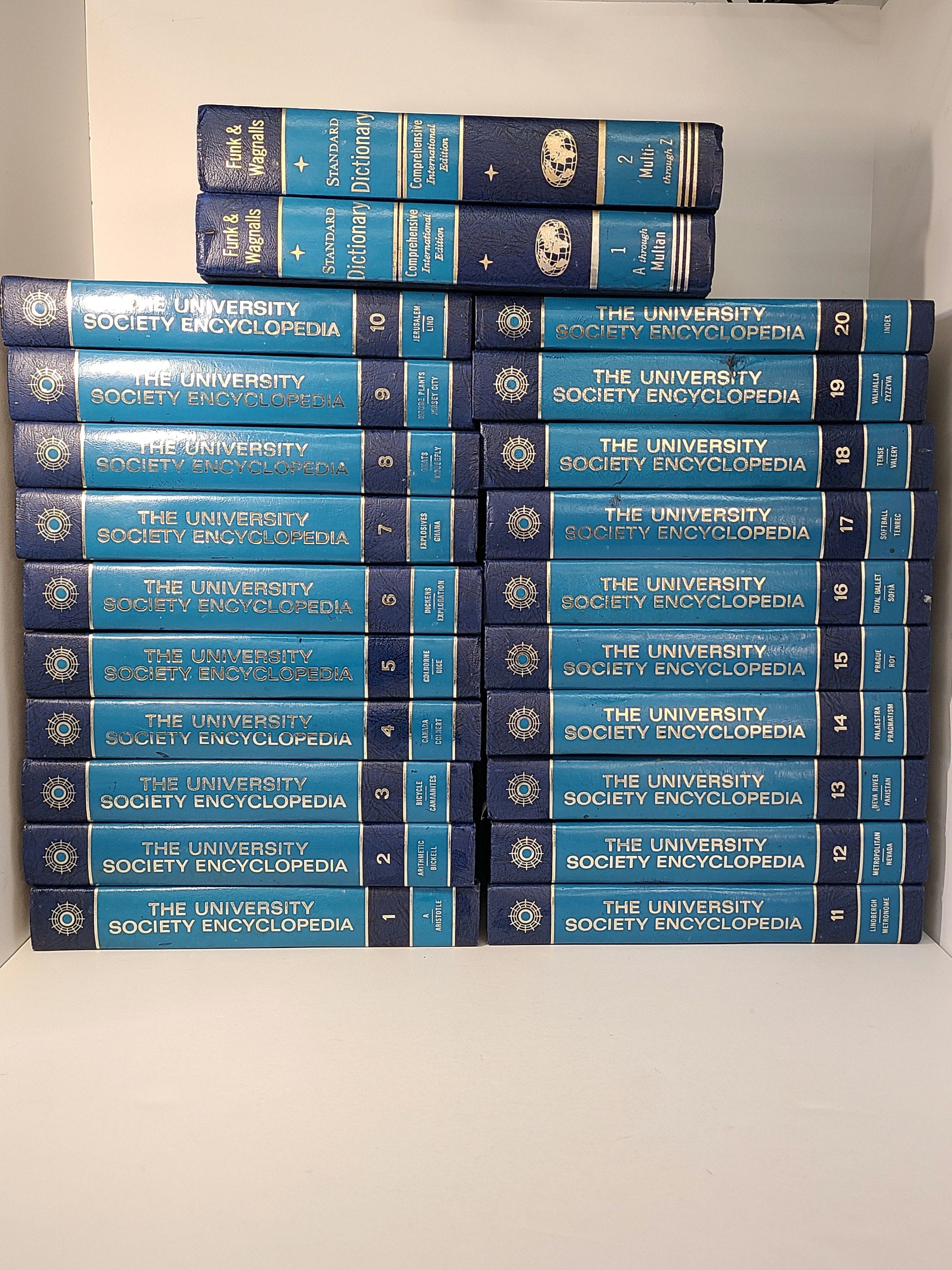 The University Society Encyclopedia 20 Volume Set. Includes The University Society Encyclopedia 20 Volume Set. Includes