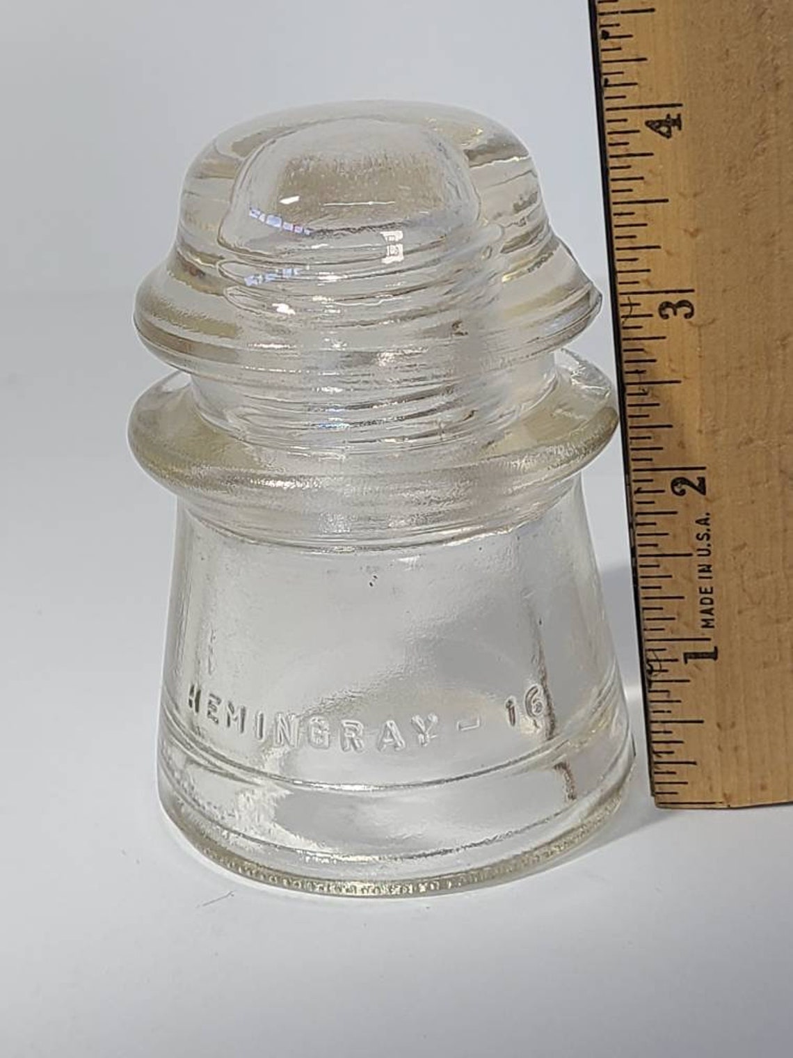 Antique Hemingray Insulators. Hemingway Clear Glass 12 Clear Etsy