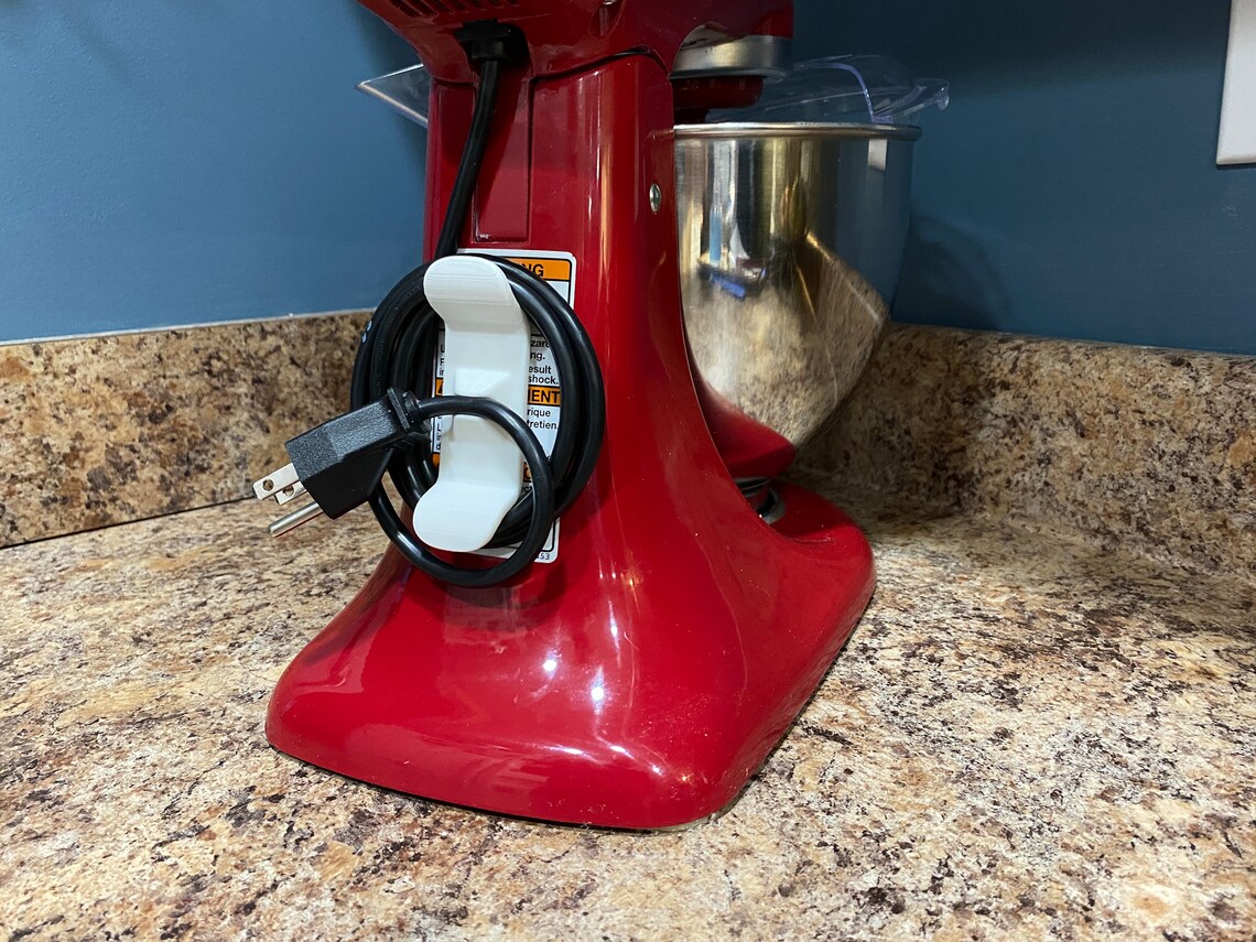 KitchenAid and Kitchen Appliance Cord Wrap Saves Space in Etsy