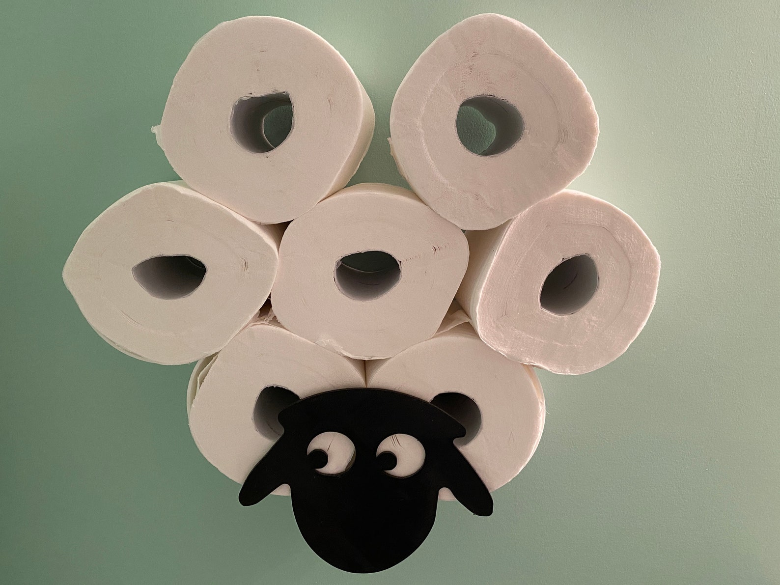 Bathroom Toilet Paper Tissue Storage Holder Sheep Head Etsy