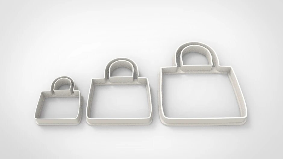 Bag Cookie Cutter Etsy