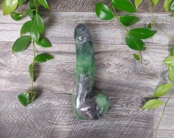 Flourite Divine Masculine Statue