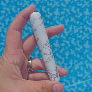 Howlite Mini Crystal Wand