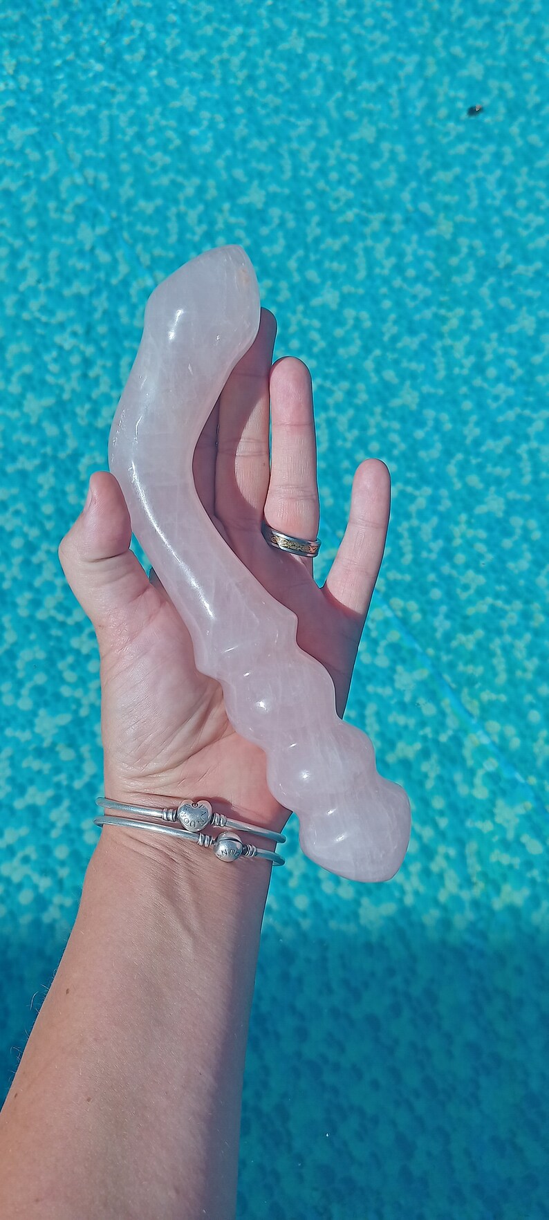 Sirius 9.5 NEW BIGGER SIZE obsidian Crystal Curved & Ribbed Pleasure