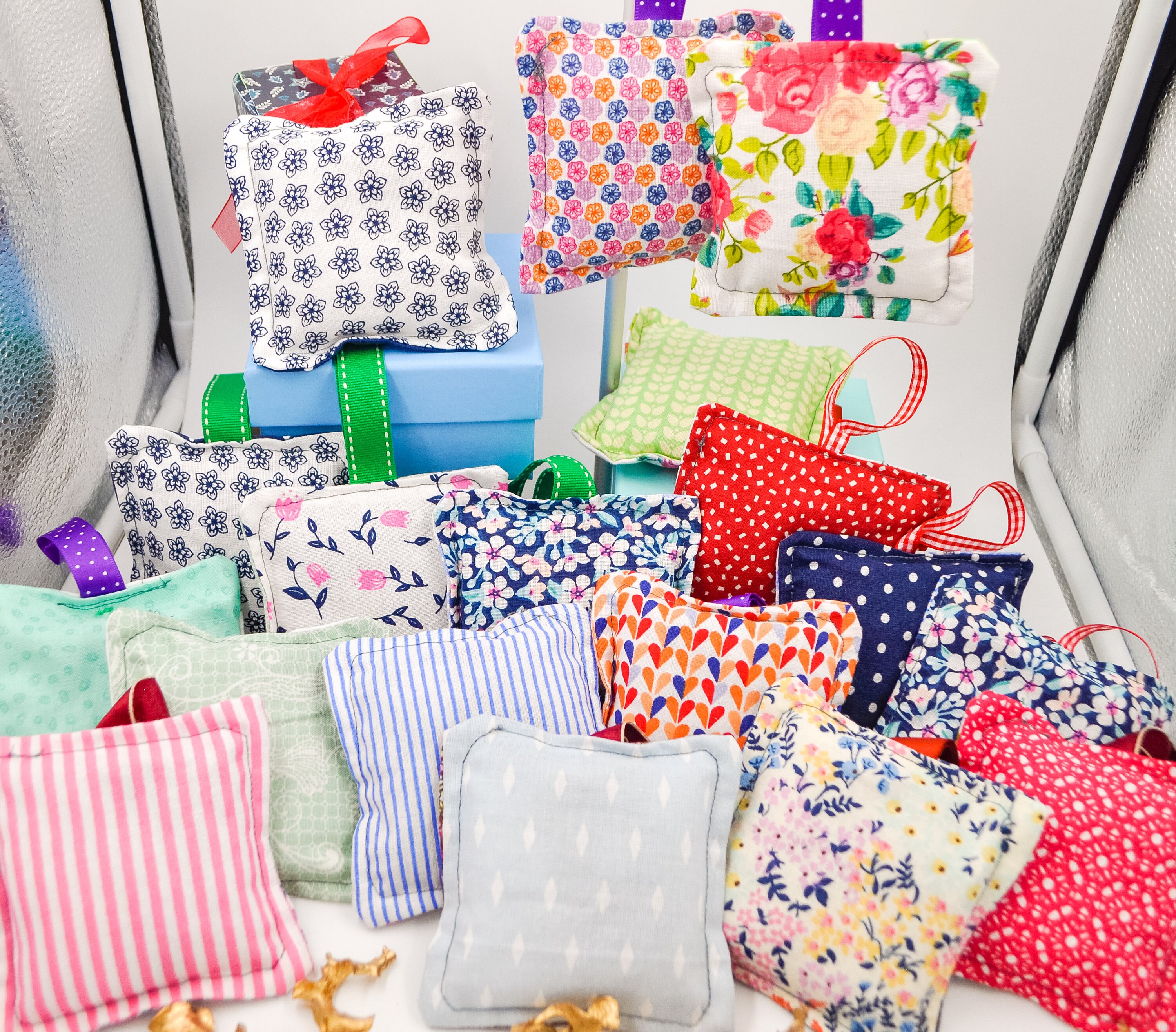 Handmade Lavender Hanging Pouches Etsy UK