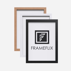 Wooden Effect A1/A2/A3/A4/A5 wood Picture frame, photo frame Black, White, Oak, modern frame, home decor, handcrafted