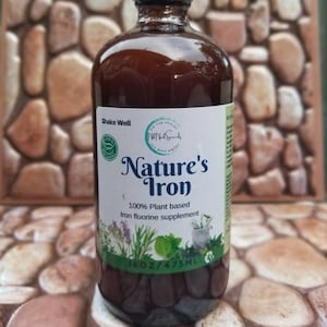 Nature's Iron Plant Based Iron Fluorine Supplement.