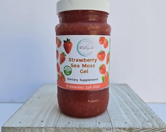 Strawberry Sea Moss Gel *No Sea Taste*