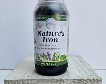 Nature's Iron Plant Based Iron Fluorine Supplement.