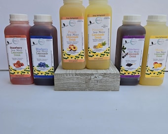 Sea Moss Infused Lemonade Drink, Natural Flavors (16oz Bottle)