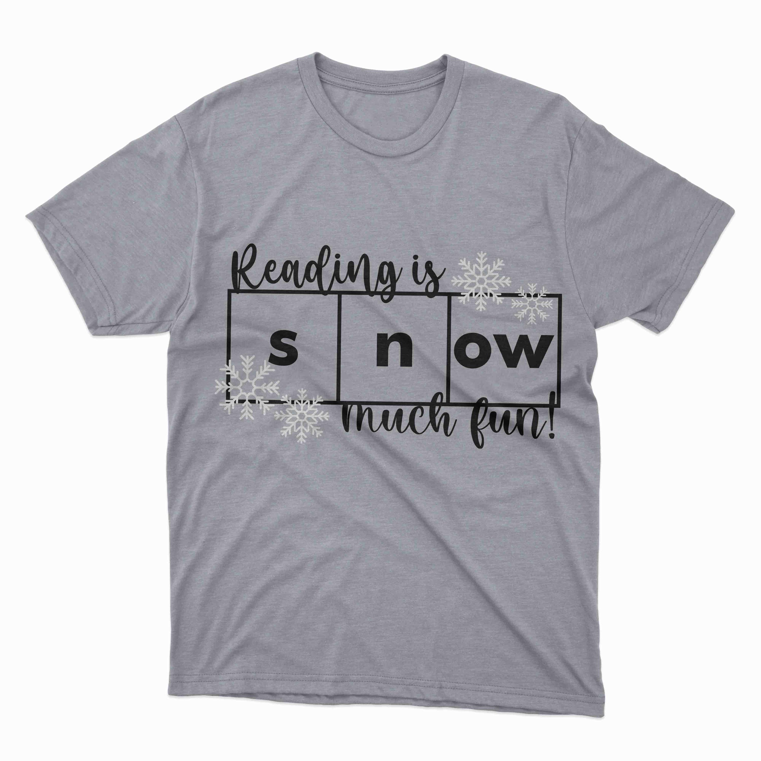 Reading is Snow Much Fun SVG PNG File Cricut Sublimation Download ...