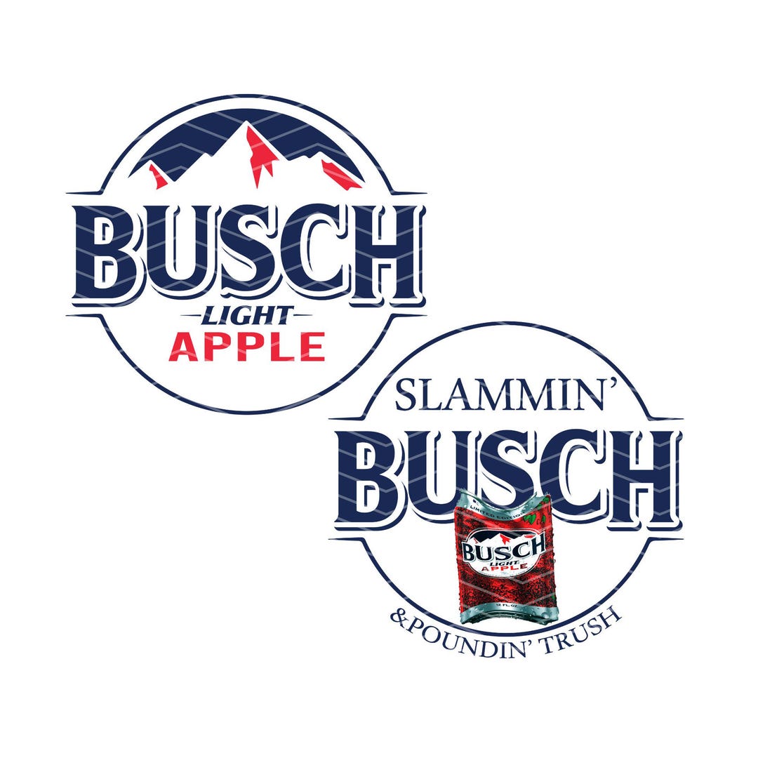 Busch Apple PNG, Slammin’ Busch, Busch Beer Tush, Busch Apple, Busch ...