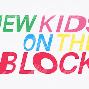 NKOTB PNG, New Kids On The Block, nkotb Fan, Nkotb 2024 Concert Tshirt, Vintage nkotb Group, Digital Download , Silhouette, Png Sublimation