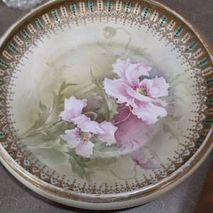 Vintage Hand Painted serving bowl