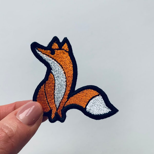 Fox applique file, Little prince fox  patch ITH file, Fox embroidery design