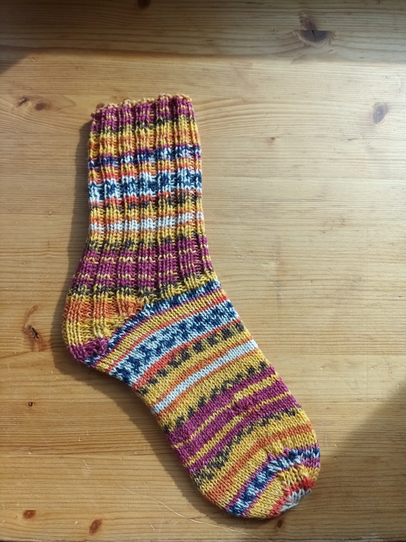 Handgestrickte Socken Bild 9