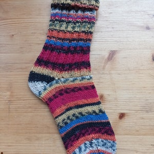 Handgestrickte Socken Bild 4