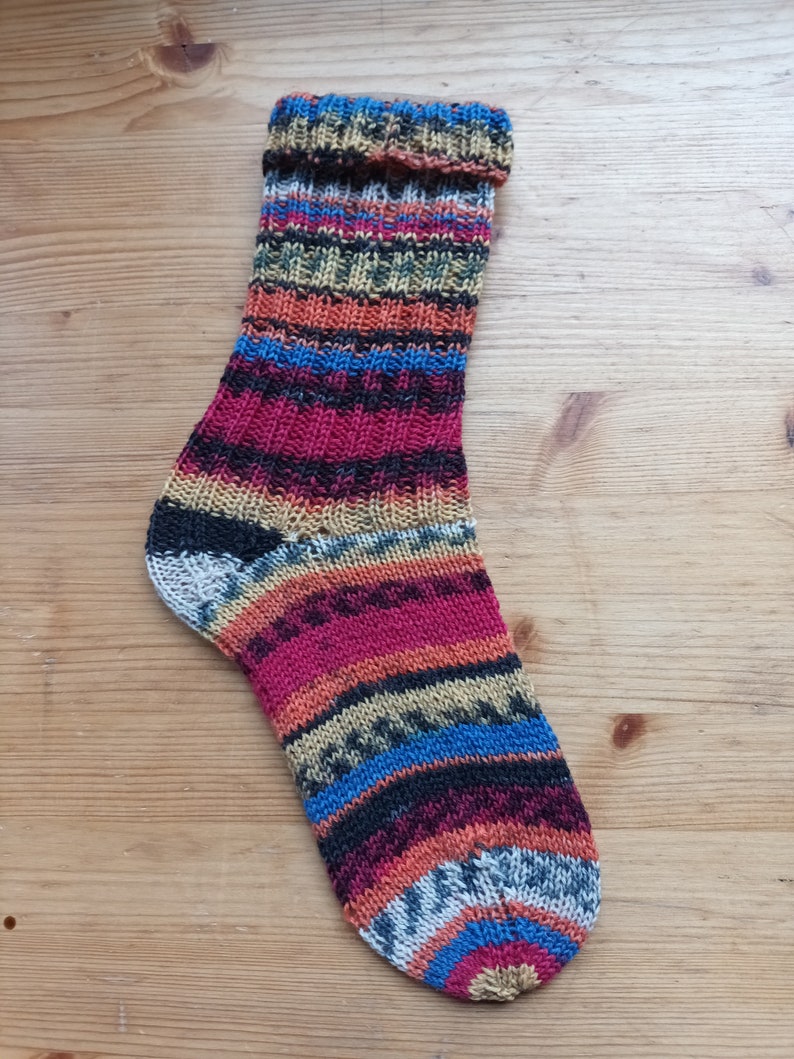 Handgestrickte Socken Bild 4