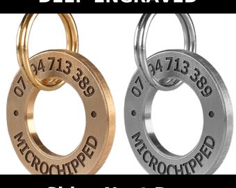 ペットIDタグ | 「ランス」 - ウッドランド パップ、ベイビー ウルフ ウィンター ドッグタグ、両面 - Etsy 日本 卸売 100 個彫刻可能なステンレス鋼のペットタグ銘板ブランクラウンド犬タグペンダントペットステンレス鋼 ID タグ銘板ペット DI