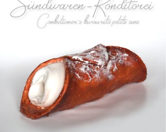 Cannolo - supersoft, handmade toy from Sündwaren-Konditorei